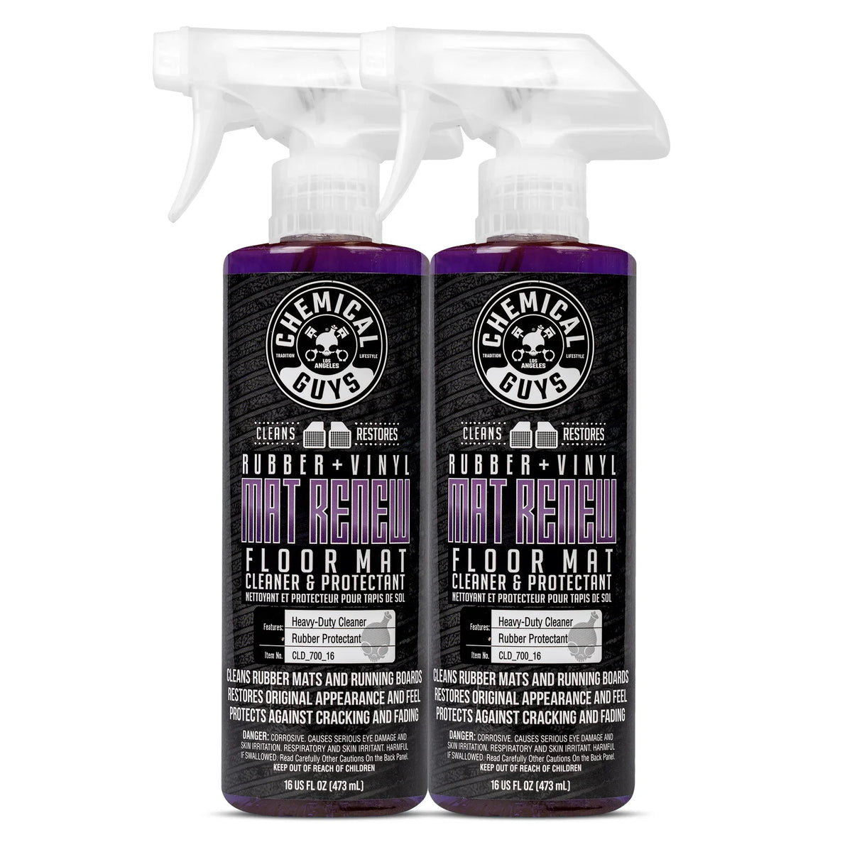 Mat ReNew Rubber + Vinyl Floor Mat Cleaner and Protectant (2-Pack)