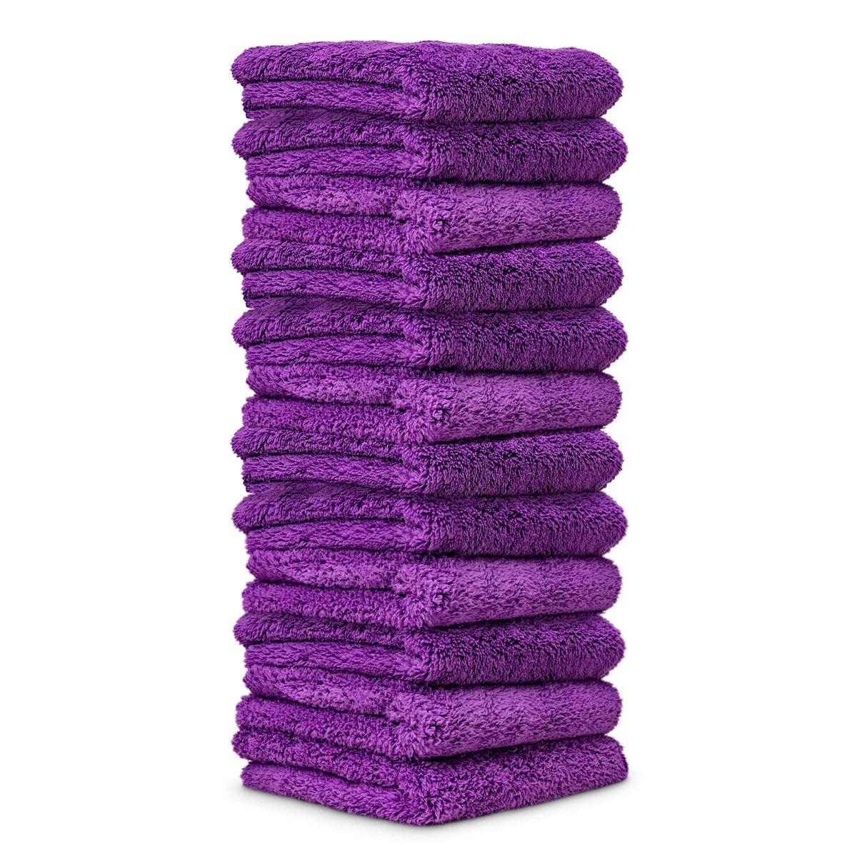 Happy Ending Edgeless Microfiber Towels, 16"x16" 12-Pack
