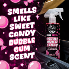Mr. Pink Bubble Rush Candy Air Freshener & Odor Neutralizer