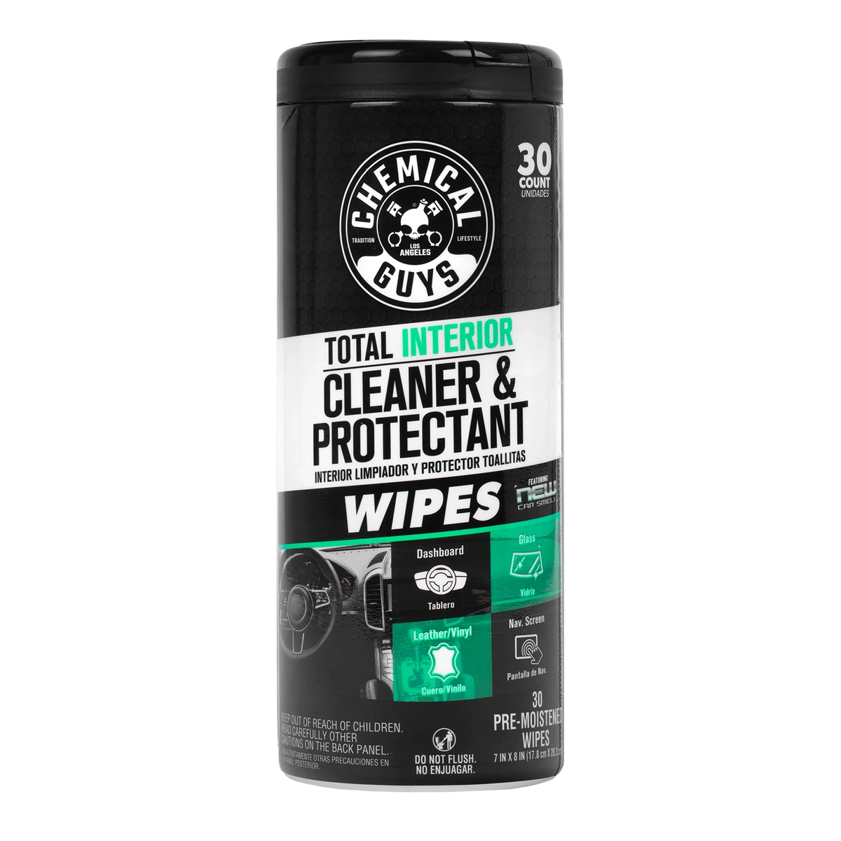 Total Interior Cleaner & Protectant Canister Wipes